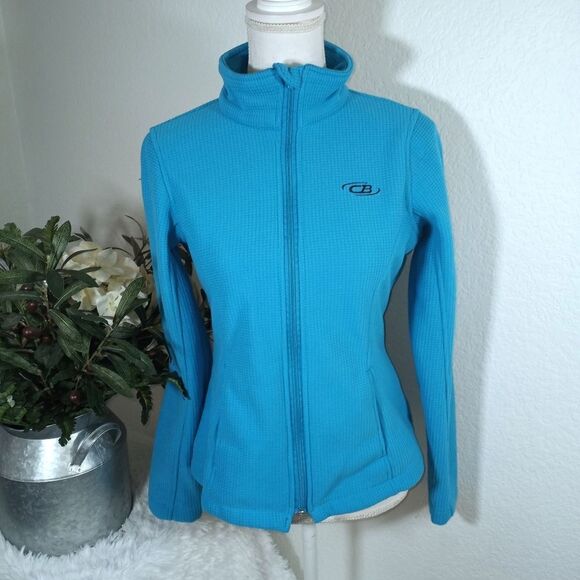 CB BLUE WORKOUT JACKET SZ.S EUC - Picture 2 of 6